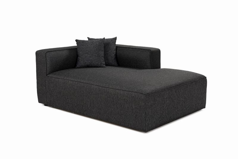 Abbas 4-personers Sofa med Chaiselong - Antracit - Møbler - Sofaer - Sofa med chaiselong