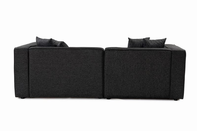 Abbas 4-personers Sofa med Chaiselong - Antracit - Møbler - Sofaer - Sofa med chaiselong