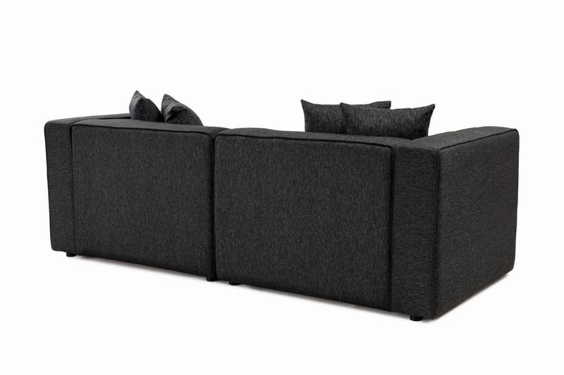 Abbas 4-personers Sofa med Chaiselong - Antracit - Møbler - Sofaer - Sofa med chaiselong