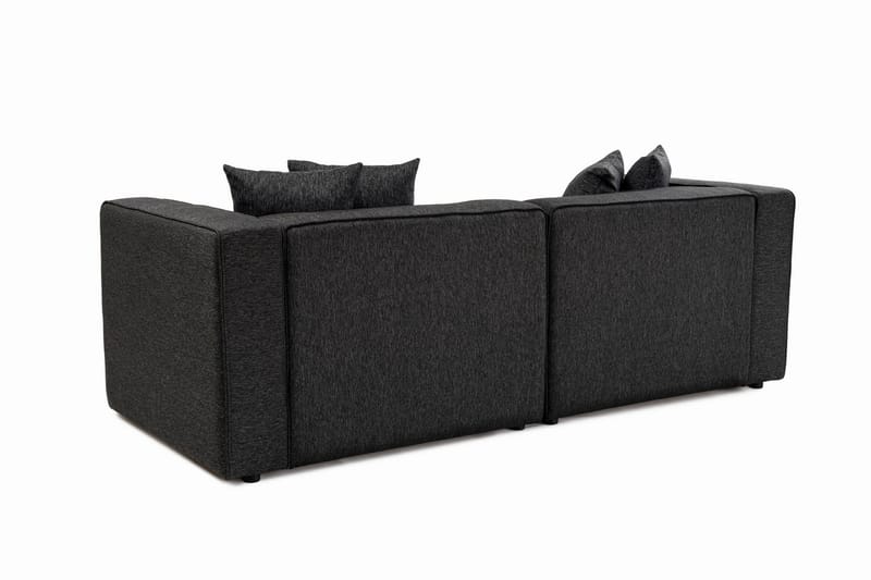 Abbas 4-personers Sofa med Chaiselong - Antracit - Møbler - Sofaer - Sofa med chaiselong