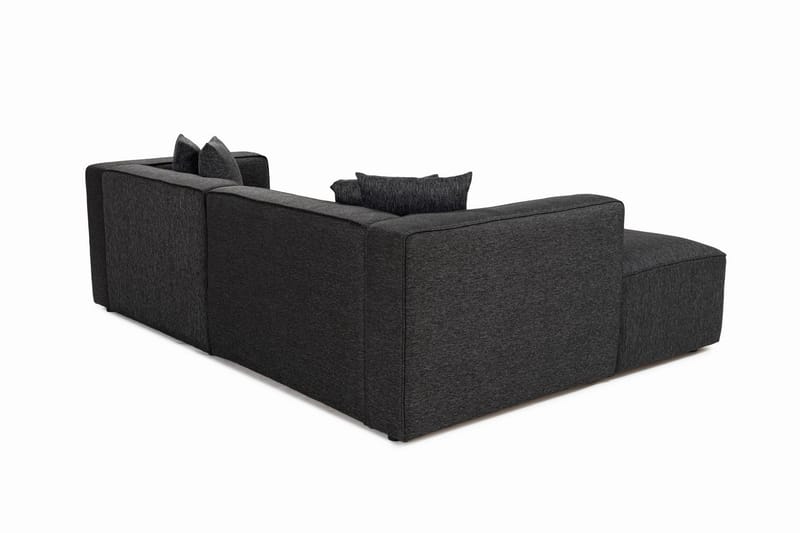 Abbas 4-personers Sofa med Chaiselong - Antracit - Møbler - Sofaer - Sofa med chaiselong