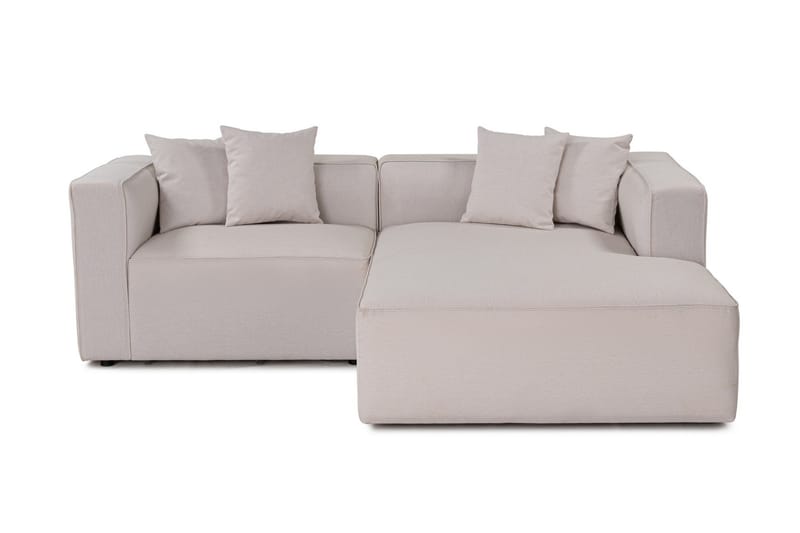 Abbas 4-personers Sofa med Chaiselong - Ecru - Møbler - Sofaer - Sofa med chaiselong