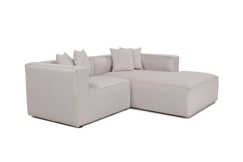 Abbas 4-personers Sofa med Chaiselong - Ecru - Møbler - Sofaer - Sofa med chaiselong