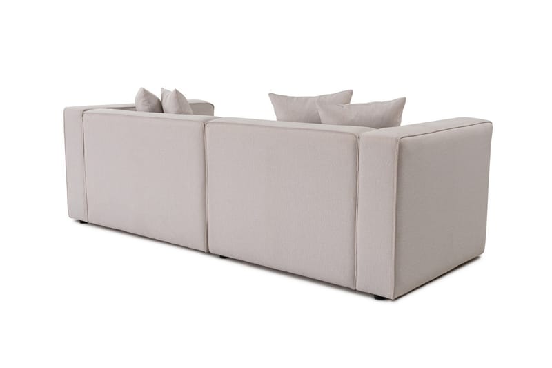 Abbas 4-personers Sofa med Chaiselong - Ecru - Møbler - Sofaer - Sofa med chaiselong