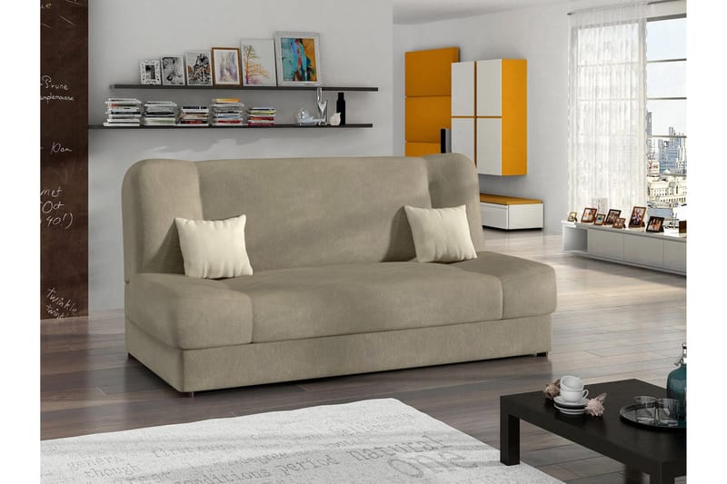 Abron Sofa 3-personers - Beige/Brun - Møbler - Sofaer - 3 personers sofa