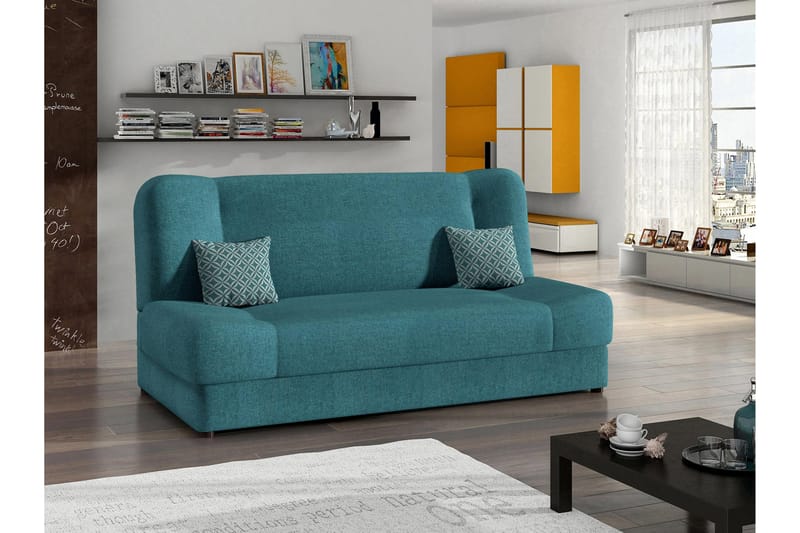 Abron Sofa 3-personers - Turkis - Møbler - Sofaer - 3 personers sofa