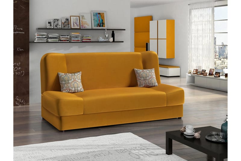 Abron Sofa 3-personers - Orange/Flerfarvet - Møbler - Sofaer - 3 personers sofa