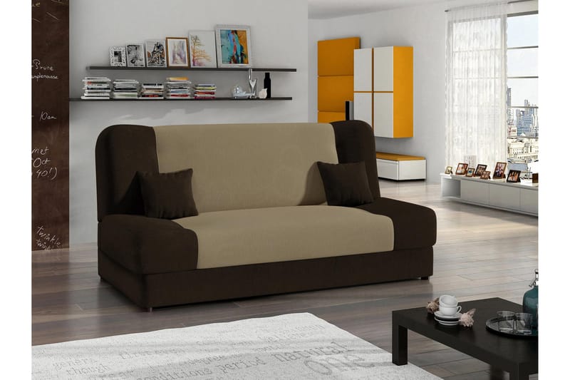 Abron Sofa 3-personers - Brun/Beige - Møbler - Sofaer - 3 personers sofa