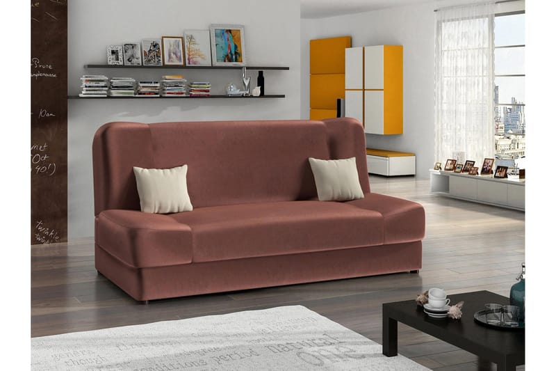 Abron Sofa 3-personers - Brun/Beige - Møbler - Sofaer - 3 personers sofa