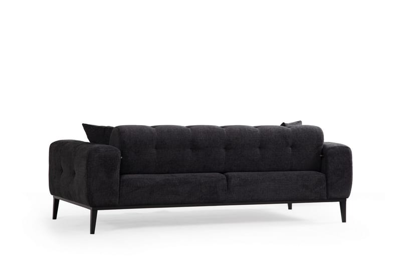 Adelphe 4-personers Sovesofa - Sort - Møbler - Sofaer - Sovesofaer