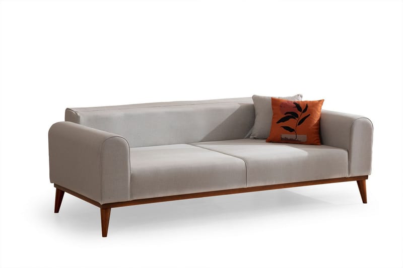 Akio 4-personers Sovesofa - Creme - Møbler - Sofaer - Sovesofaer