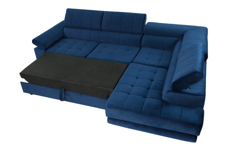 Amshyttan Sofa med Chaiselong 3-personers - Sort - Møbler - Sofaer - Sofa med chaiselong