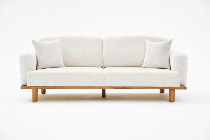 Arman 3-personers Sofa - Creme - Møbler - Sofaer - 3 personers sofa