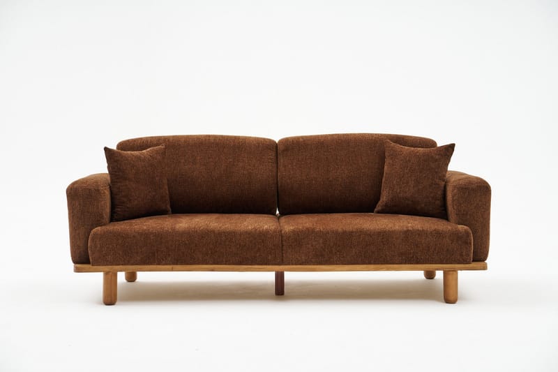 Arman 3-personers Sofa - Brun - Møbler - Sofaer - 3 personers sofa