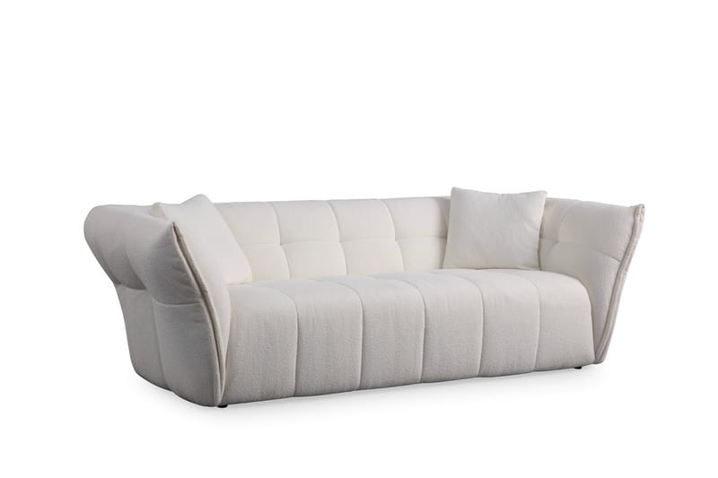 Azzo 3-personers Sofa - Hvid - Møbler - Sofaer - 3 personers sofa