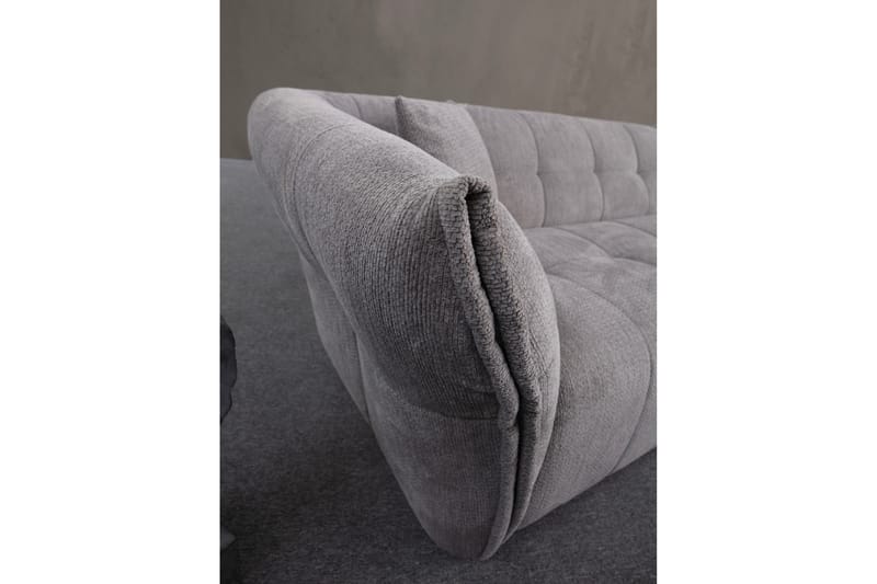 Azzo 4-personers Sofa med Chaiselong - Lysegrå - Møbler - Sofaer - Sofa med chaiselong