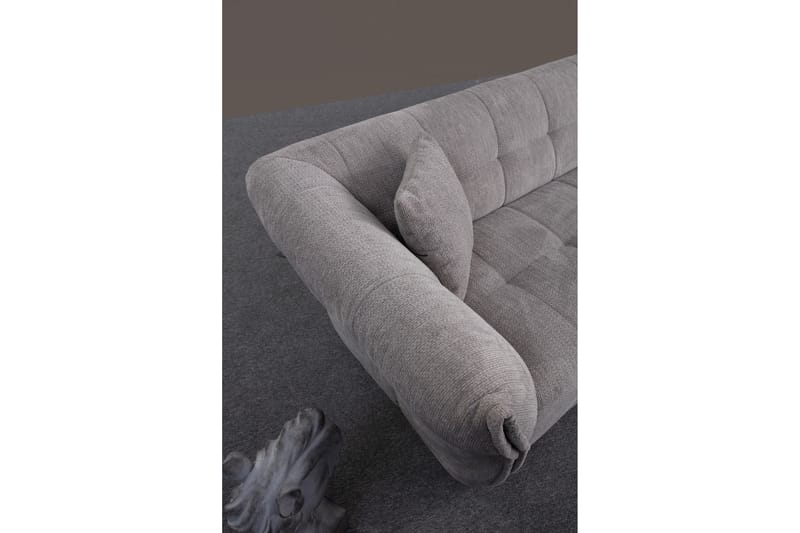 Azzo 4-personers Sofa med Chaiselong - Lysegrå - Møbler - Sofaer - Sofa med chaiselong