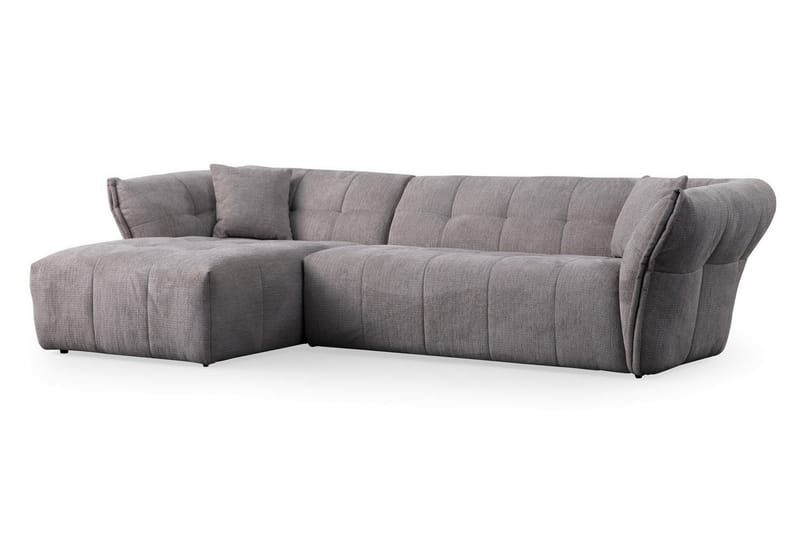 Azzo 4-personers Sofa med Chaiselong - Lysegrå - Møbler - Sofaer - Sofa med chaiselong