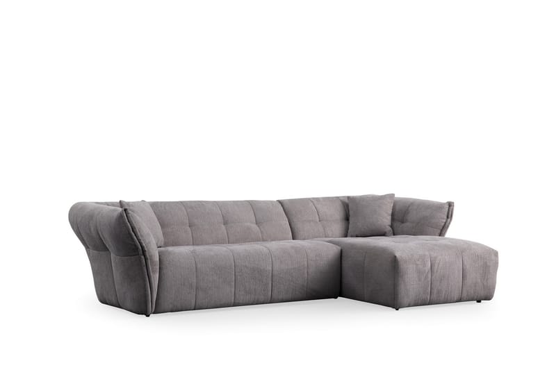 Azzo 4-personers Sofa med Chaiselong - Lysegrå - Møbler - Sofaer - Sofa med chaiselong