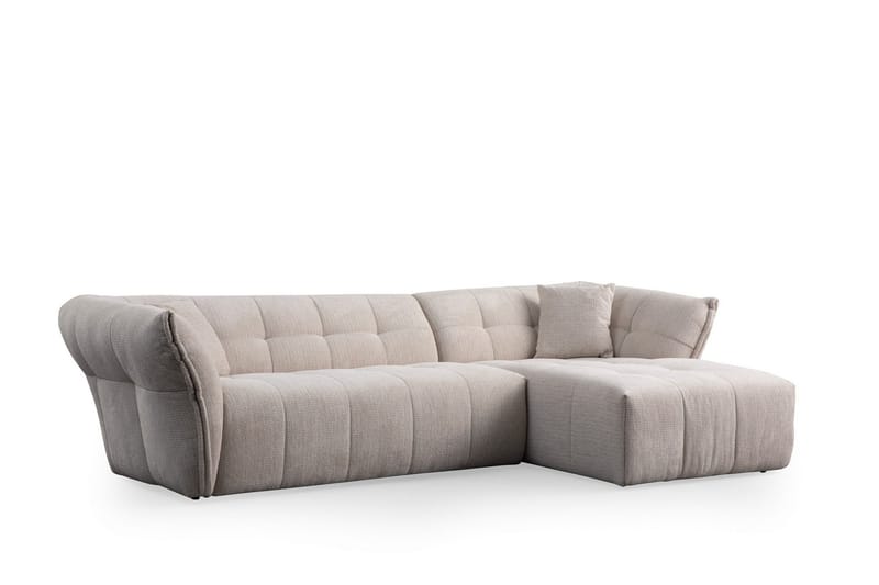 Azzo 4-personers Sofa med Chaiselong - Hvid - Møbler - Sofaer - Sofa med chaiselong