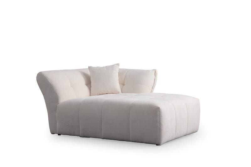 Azzo 4-personers Sofa med Chaiselong - Hvid - Møbler - Sofaer - Sofa med chaiselong