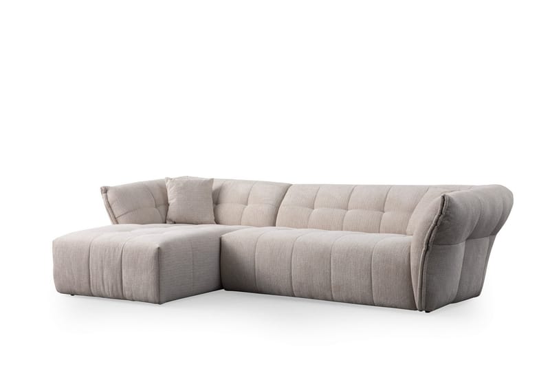 Azzo 4-personers Sofa med Chaiselong - Hvid - Møbler - Sofaer - Sofa med chaiselong