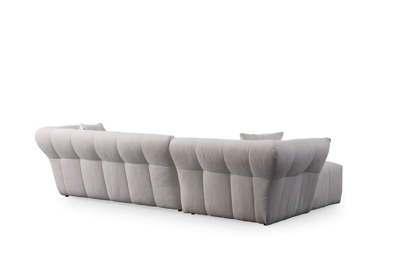 Azzo 4-personers Sofa med Chaiselong - Hvid - Møbler - Sofaer - Sofa med chaiselong