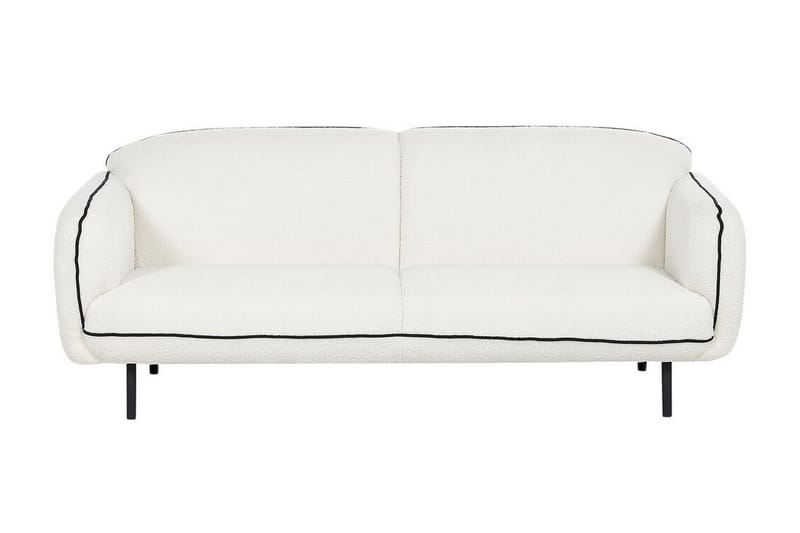 Balint Sofa 3-personers - Hvid/Sort - Møbler - Sofaer - 3 personers sofa