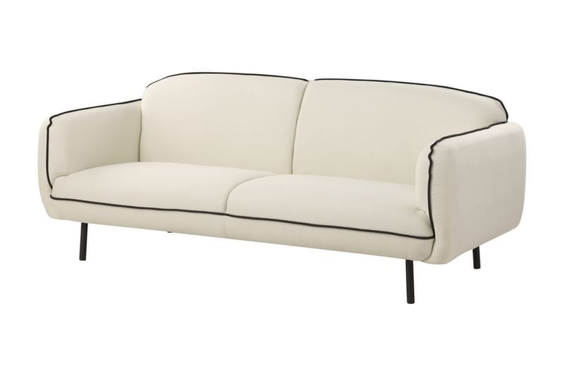 Balint Sofa 3-personers - Beige/Sort - Møbler - Sofaer - 3 personers sofa