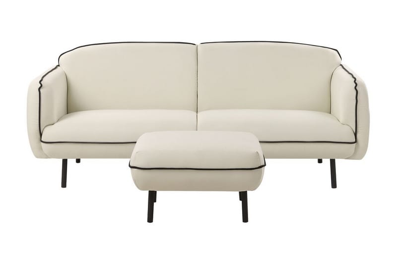 Balint Sofa 3-personers - Beige/Sort - Møbler - Sofaer - 3 personers sofa