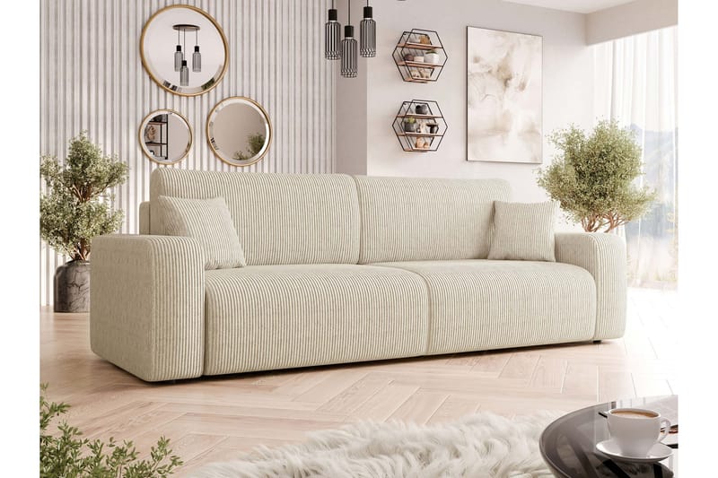 Barile Sofa 3-seter - Beige - Møbler - Sofaer - 3 personers sofa