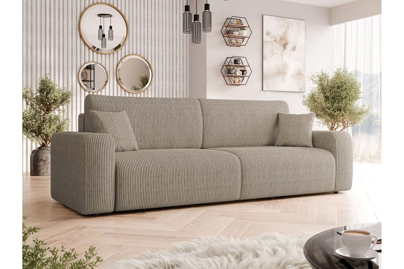 Barile Sofa 3-seter - Beige - Møbler - Sofaer - 3 personers sofa