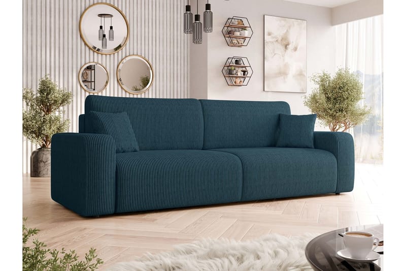 Barile Sofa 3-seter - Blå - Møbler - Sofaer - 3 personers sofa