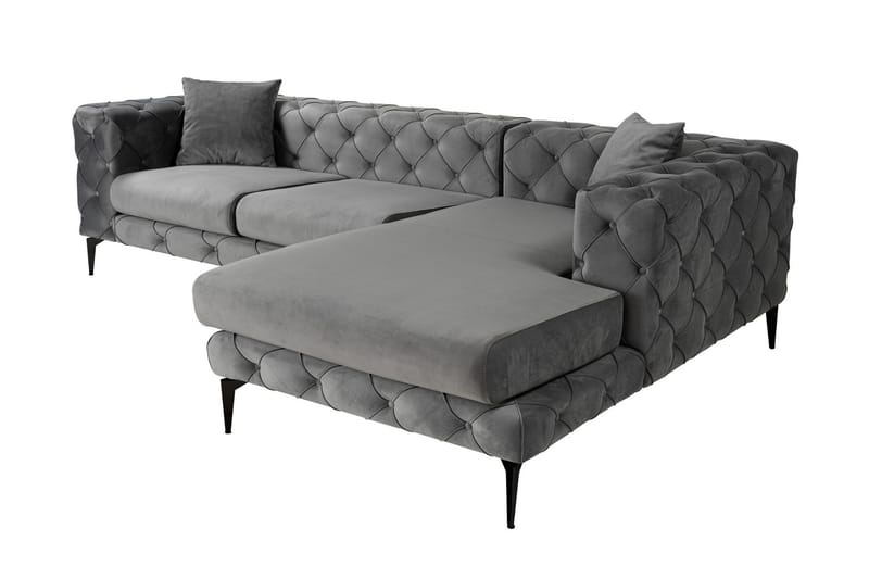 Beachport 3-personers Sofa med Højre Chaiselong - Antracit - Møbler - Sofaer - Sofa med chaiselong