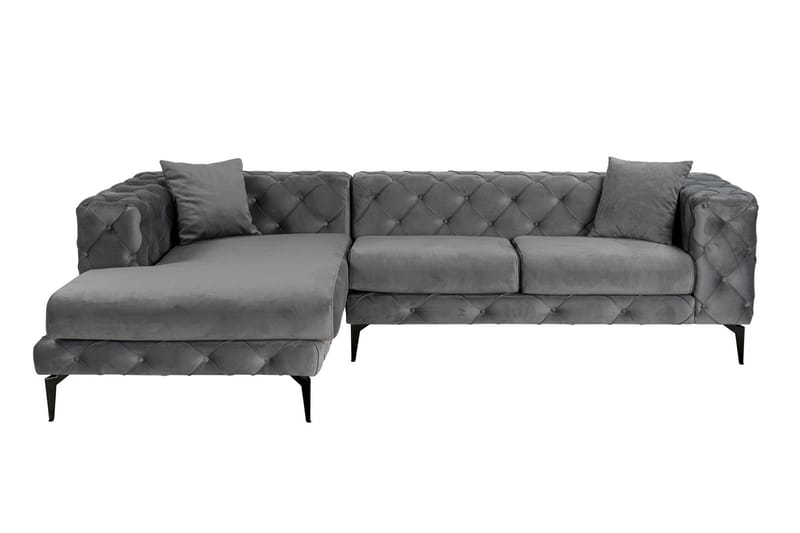 Beachport 3-personers Sofa med Venstre Chaiselong - Antracit - Møbler - Sofaer - Sofa med chaiselong