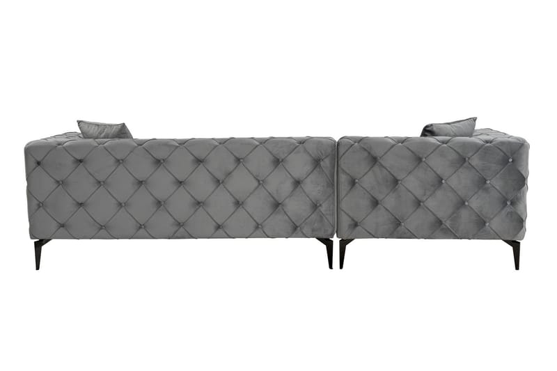 Beachport 3-personers Sofa med Venstre Chaiselong - Antracit - Møbler - Sofaer - Sofa med chaiselong