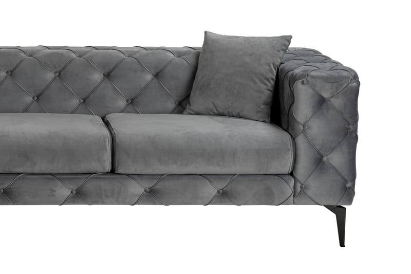 Beachport 3-personers Sofa med Venstre Chaiselong - Antracit - Møbler - Sofaer - Sofa med chaiselong