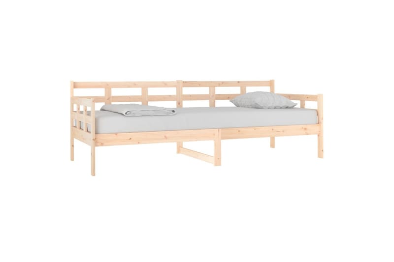 beBasic daybed 80x200 cm massivt fyrretræ - Brun - Daybed