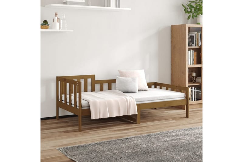 beBasic daybed 80x200 cm massivt fyrretræ gyldenbrun - Brun - Møbler - Sofaer - Daybed