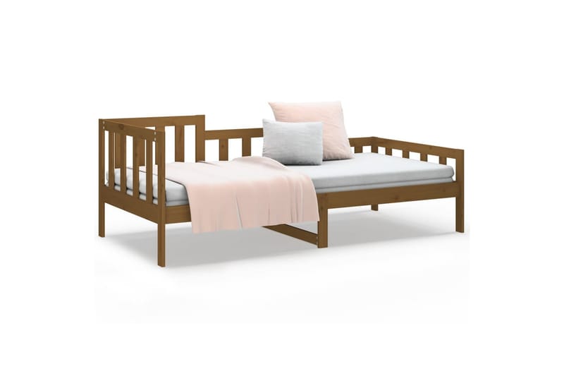 beBasic daybed 80x200 cm massivt fyrretræ gyldenbrun - Brun - Møbler - Sofaer - Daybed