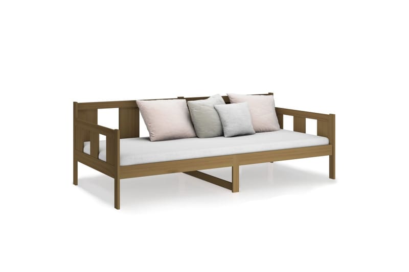 beBasic daybed 90x190 cm massivt fyrretræ gyldenbrun - Brun - Møbler - Sofaer - Daybed