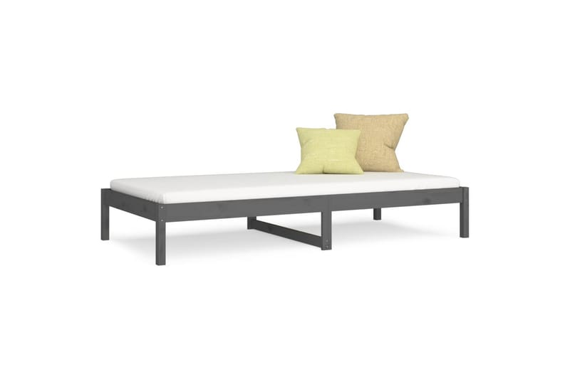 beBasic daybed 90x190 cm Single massivt fyrretræ grå - GrÃ¥ - Møbler - Sofaer - Daybed