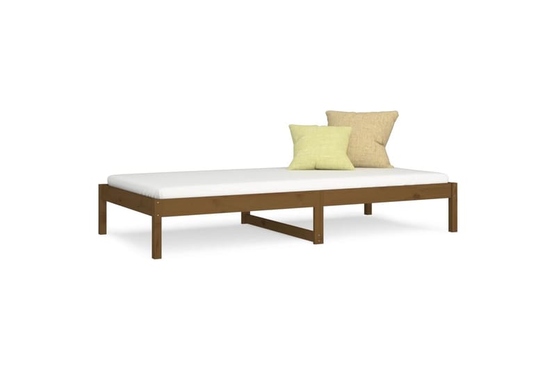 beBasic daybed 90x190 cm Single massivt fyrretræ gyldenbrun - Brun - Møbler - Sofaer - Daybed