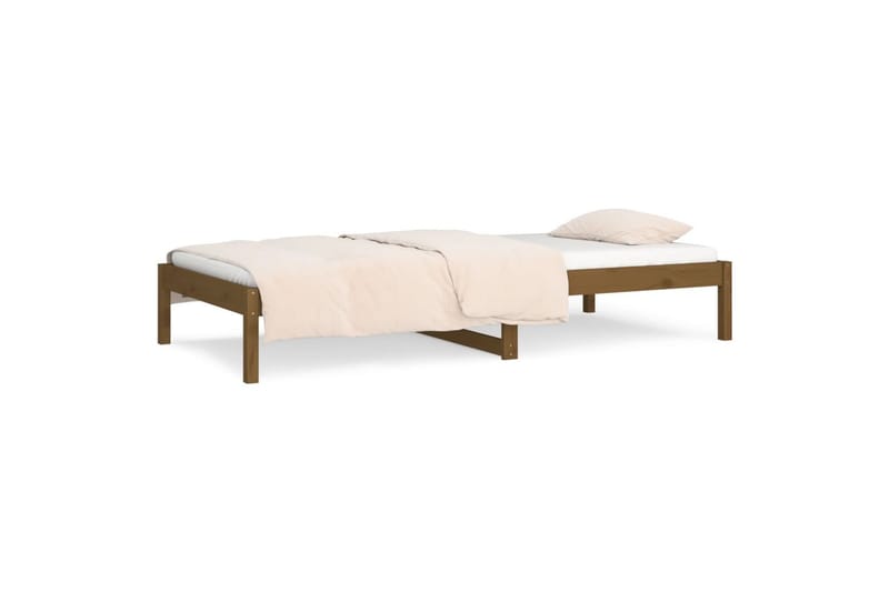 beBasic daybed 90x190 cm Single massivt fyrretræ gyldenbrun - Brun - Møbler - Sofaer - Daybed