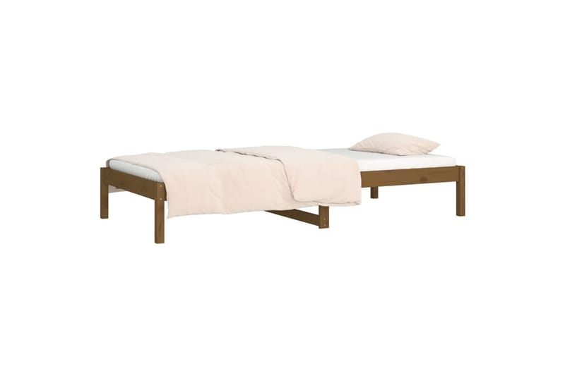 beBasic daybed 90x190 cm Single massivt fyrretræ gyldenbrun - Brun - Møbler - Sofaer - Daybed