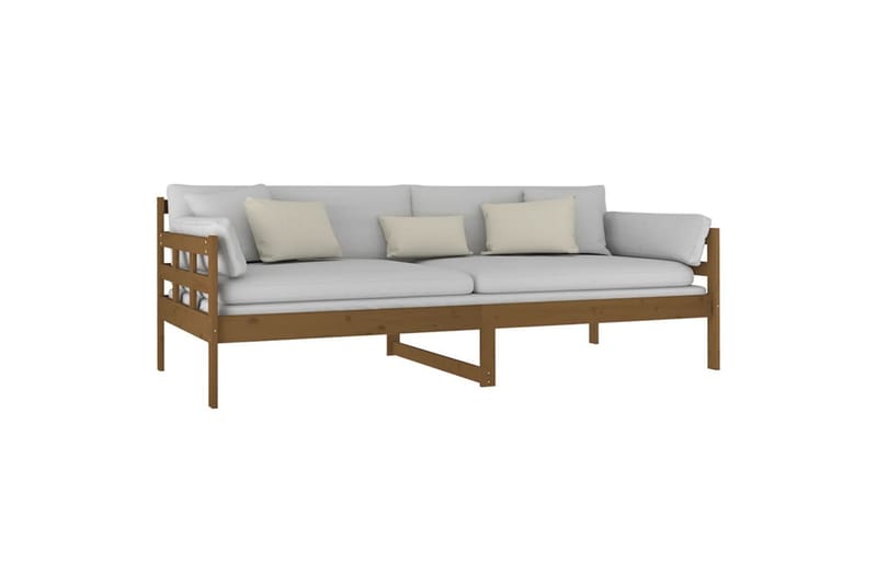 beBasic daybed 90x200 cm massivt fyrretræ gyldenbrun - Brun - Møbler - Sofaer - Daybed