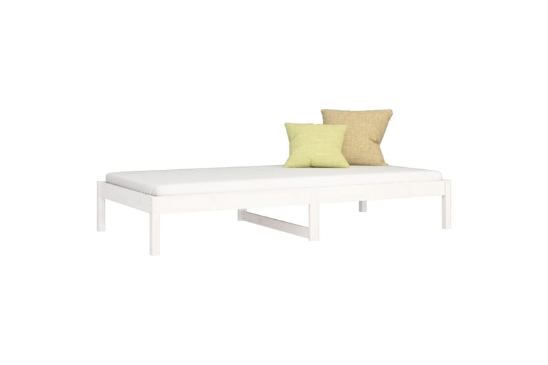 beBasic daybed 90x200 cm massivt fyrretræ hvid - Hvid - Møbler - Sofaer - Daybed