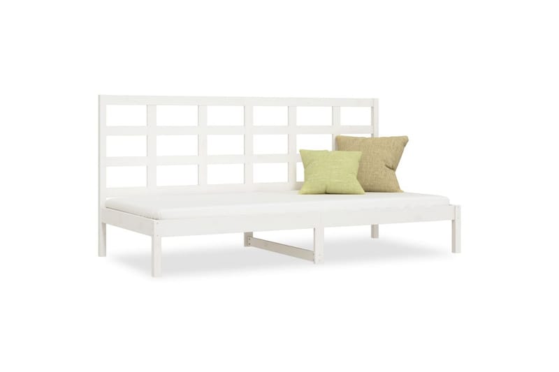 beBasic daybed 90x200 cm massivt fyrretræ hvid - Hvid - Møbler - Sofaer - Daybed