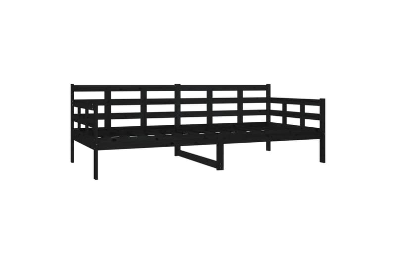 beBasic daybed 90x200 cm massivt fyrretræ sort - Sort - Møbler - Sofaer - Daybed