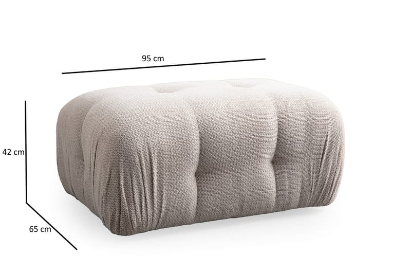 Bengul Sofa 3-personers - Creme - Møbler - Sofaer - 3 personers sofa